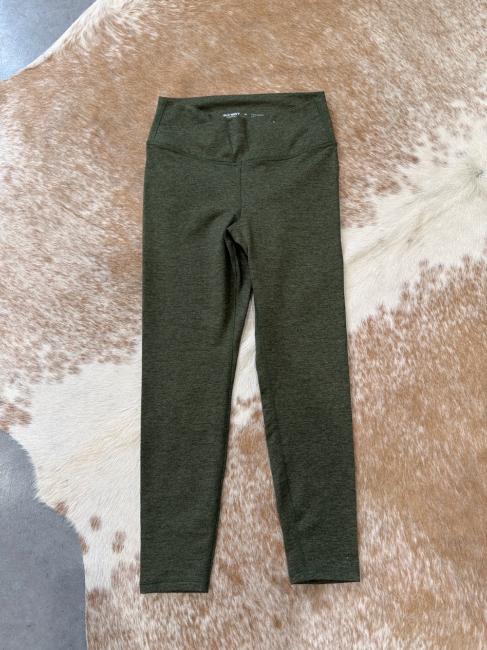 Old Navy Cloud Comfy Olive Green Leggings M